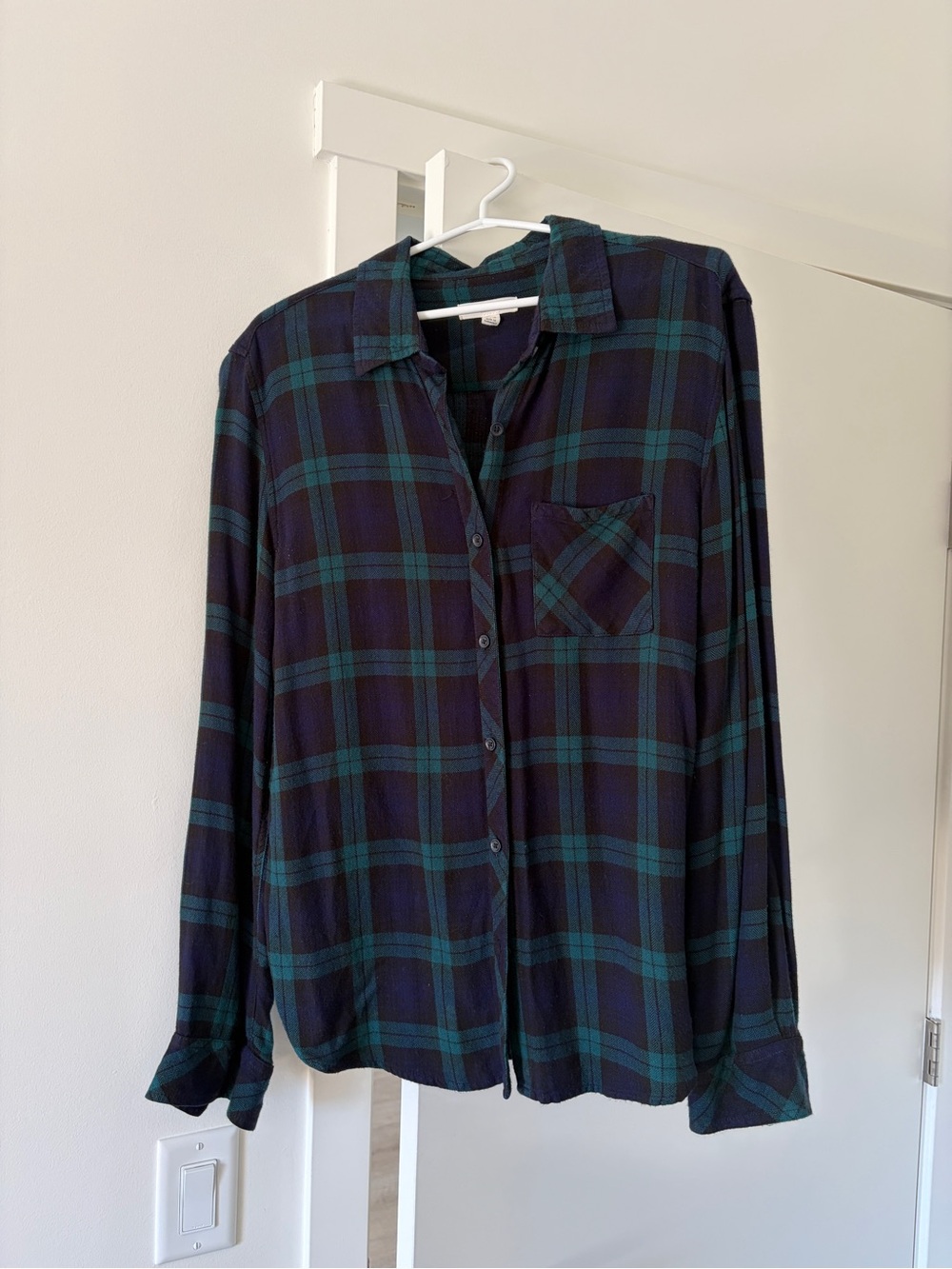 beachlunchlounge Plaid Button-Down Shirt